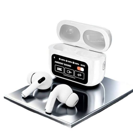 A9 Pro ANC/ENC Double Dark Noise Reduction Touch Control Wireless Earbuds.-4
