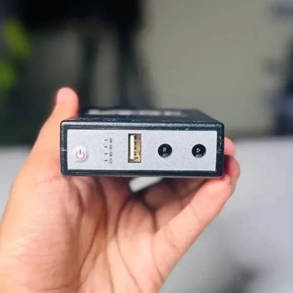 New Version WGP mini UPS With charger. 10400mAh – 5/12/12V-2