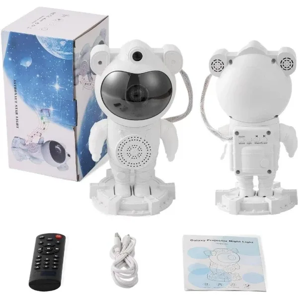 Astronaut Projector Robot Night Light B Grate-1