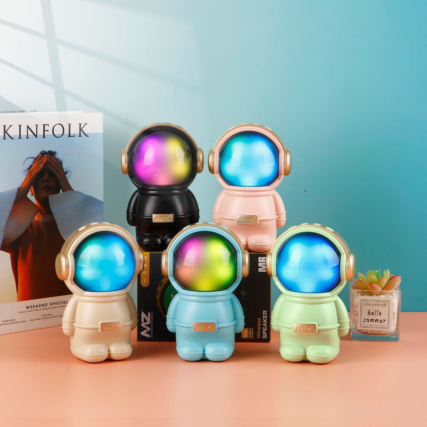 X-808 RGB Wireless Astronaut Loud Portable Bluetooth Speaker