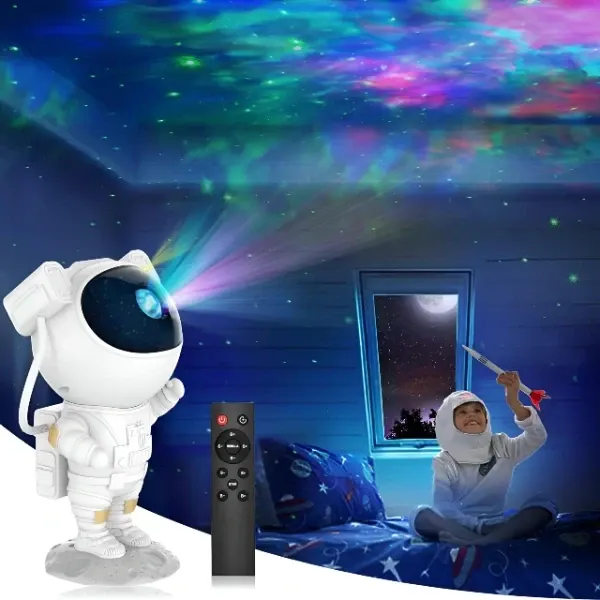 Astronaut Projector Robot Night Light B Grate