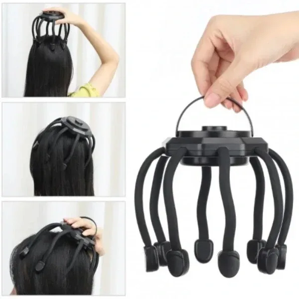 Electric Scalp Massager Head Scratcher Octopus Claws-2