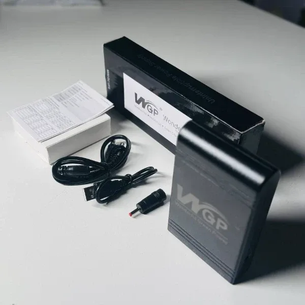 New Version WGP mini UPS With charger. 10400mAh – 5/9/12V-2