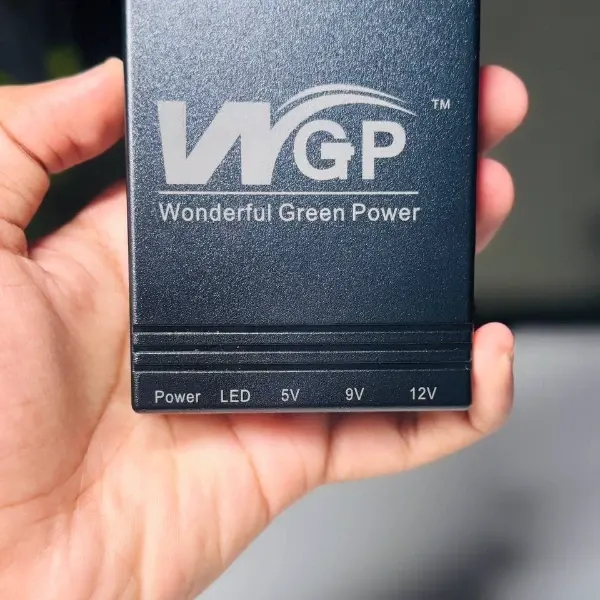 New Version WGP mini UPS With charger. 10400mAh – 5/9/12V-5