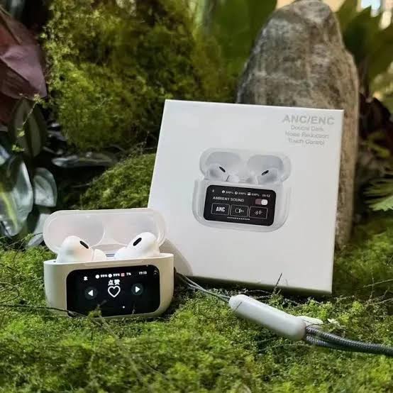 A9 Pro ANC/ENC Double Dark Noise Reduction Touch Control Wireless Earbuds.-3