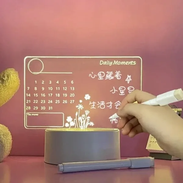 3D Calender lamp