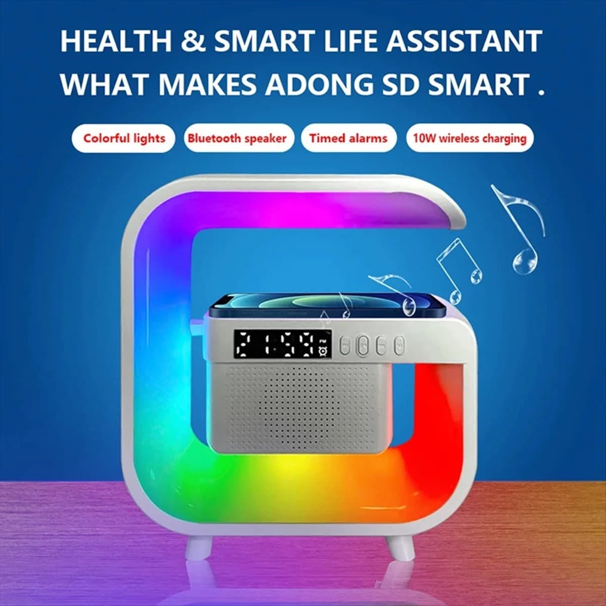 CASIFY G3 Mini Smart Light RGB Wireless Charging Speaker 🌟