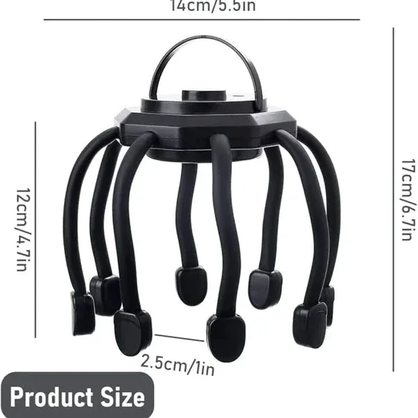Electric Scalp Massager Head Scratcher Octopus Claws