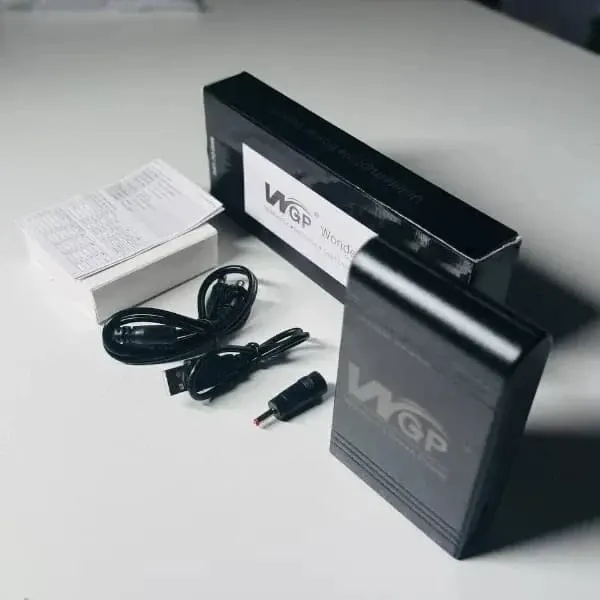 New Version WGP mini UPS With charger. 10400mAh – 5/12/12V