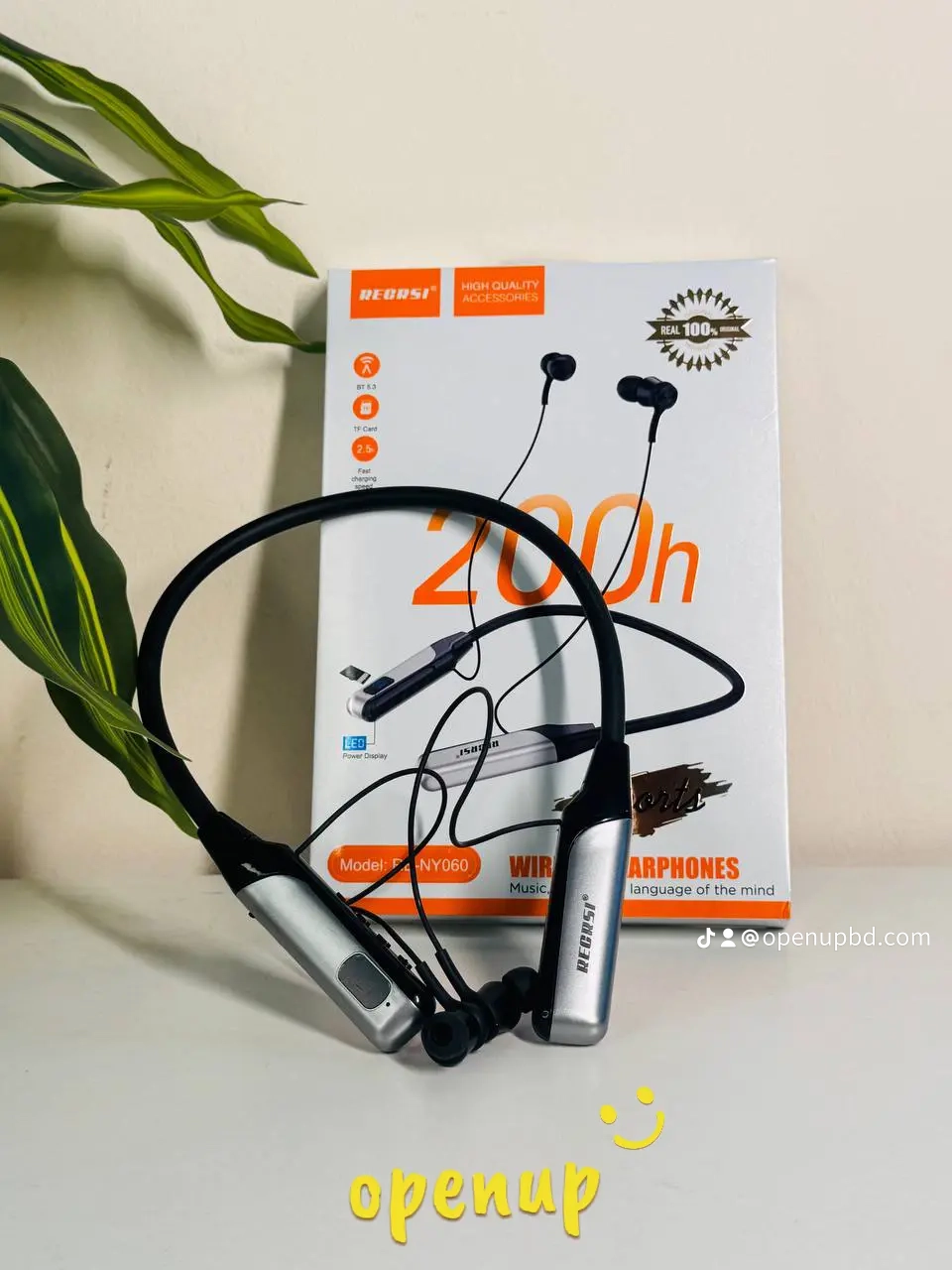 200h Regrsi RE-NY060 Wireless Neckband